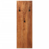 Percheros de pared 2 uds madera maciza de acacia 36x3x110 cm 3