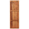 Percheros de pared 2 uds madera maciza de acacia 36x3x110 cm 4
