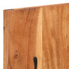 Percheros de pared 2 uds madera maciza de acacia 36x3x110 cm 5
