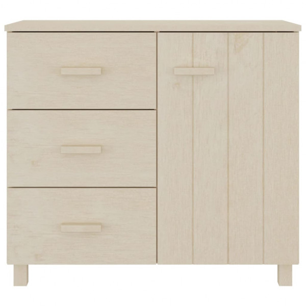 Aparador HAMAR 90x40x80 cm pinho maciço castanho-mel M 3