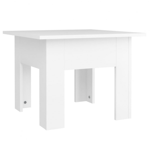 Mesa de centro 55x55x42cm derivados de madeira branco M 2