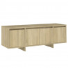 Mueble para TV madera contrachapada roble Sonoma 120x30x40.5 cm 2