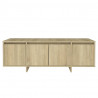 Mueble para TV madera contrachapada roble Sonoma 120x30x40.5 cm 5
