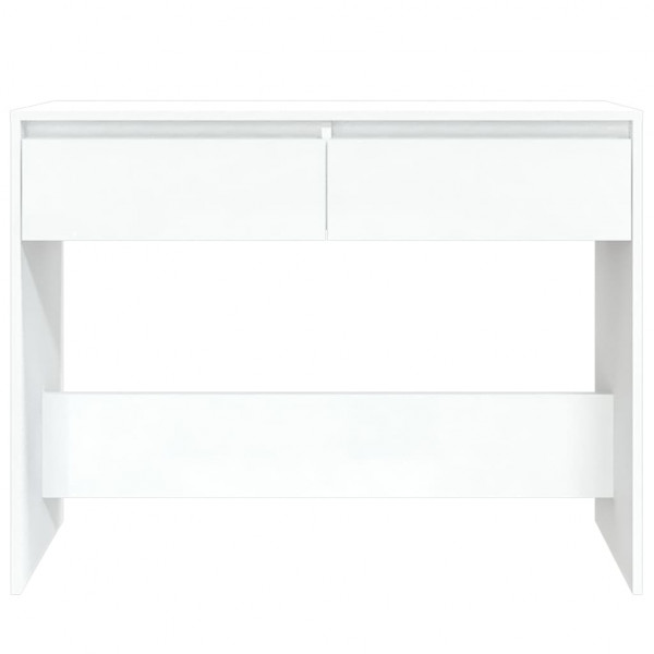 Mesa consola 100x35x76.5 cm derivados de madeira branco M 5