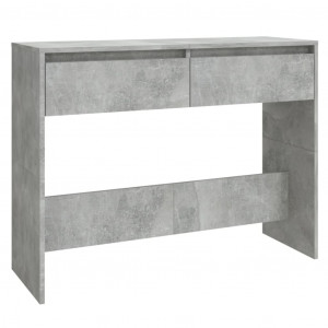 Mesa consola 100x35x76.5 cm derivados madeira cinzento-cimento H