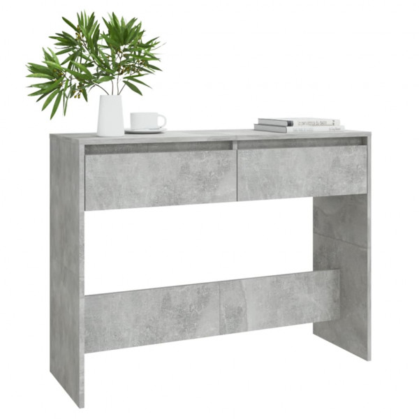 Mesa consola 100x35x76.5 cm derivados madeira cinzento-cimento M 3