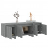 Mueble de TV madera contrachapada gris Sonoma 120x30x40.5 cm 5
