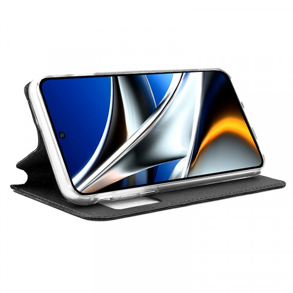 Fundação COOL Capa de Flip para Xiaomi Poco X4 Pro 5G Lise preta M 2