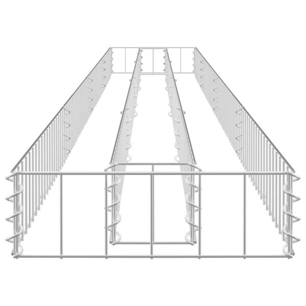Arriate de gaviones de acero galvanizado 360x30x10 cm M 5