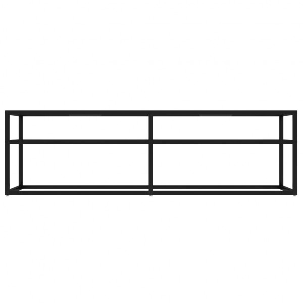 Mueble para TV vidrio templado transparente 140x40x40.5 cm M 3