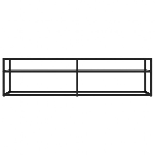 Mueble para TV vidrio templado transparente 160x40x40.5 cm M 3