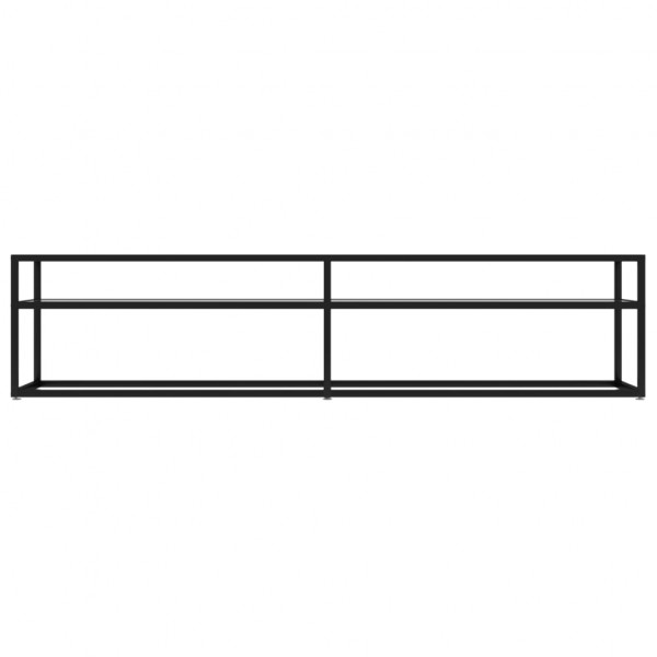 Móvel de TV 180x40x40.5 cm vidro temperado transparente M 3