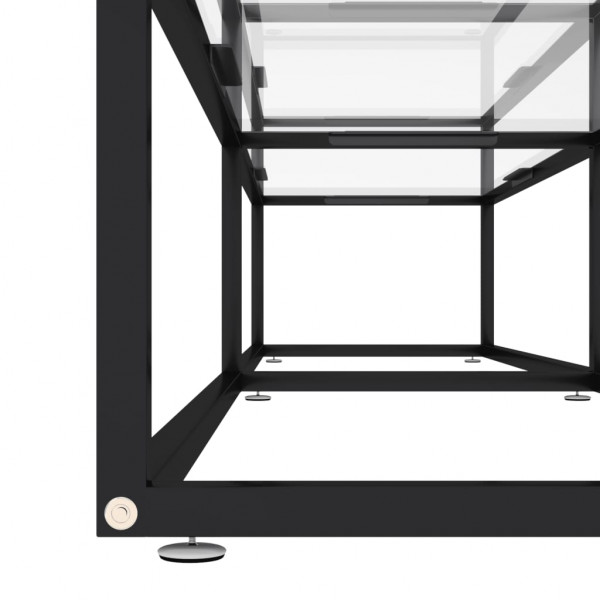 Mueble para TV vidrio templado transparente 180x40x40.5 cm M 5