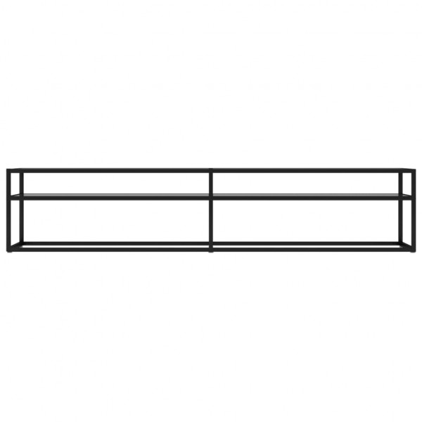 Mueble para TV vidrio templado transparente 200x40x40.5 cm M 3