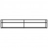 Mueble para TV vidrio templado negro 220x40x40.5 cm 3