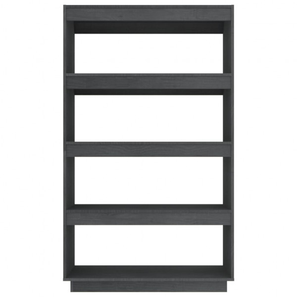 Estantería/divisor de espacios madera pino gris 80x35x135 cm M 5