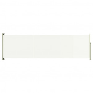 Toldo lateral retrátil de pátio 180x600 cm cor creme H