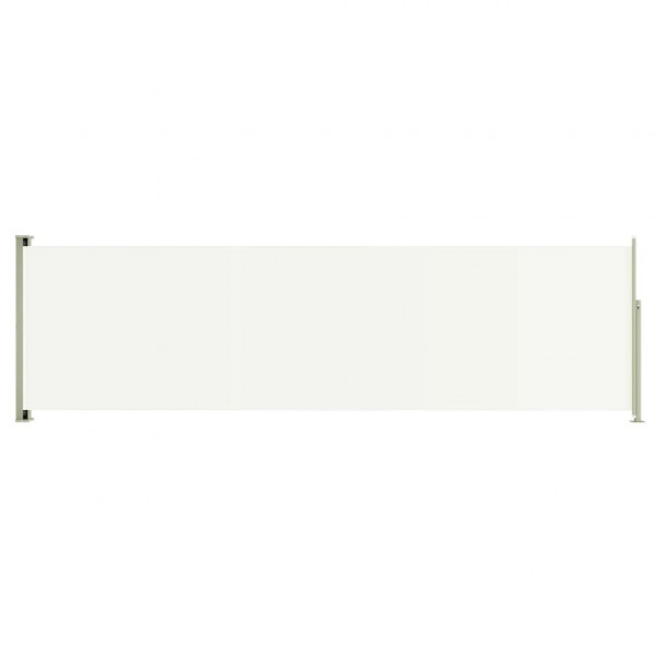Toldo lateral retrátil de pátio 180x600 cm cor creme M 2