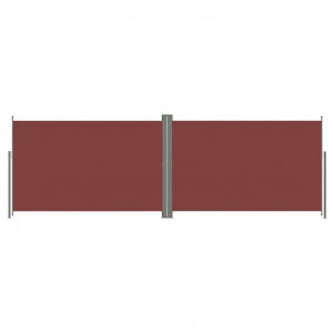 Toldo lateral retrátil 200x600 cm castanho H