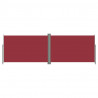 Toldo lateral retráctil rojo 220x600 cm 2