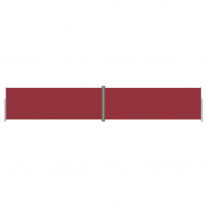 Toldo lateral retrátil 220x1200 cm vermelho H