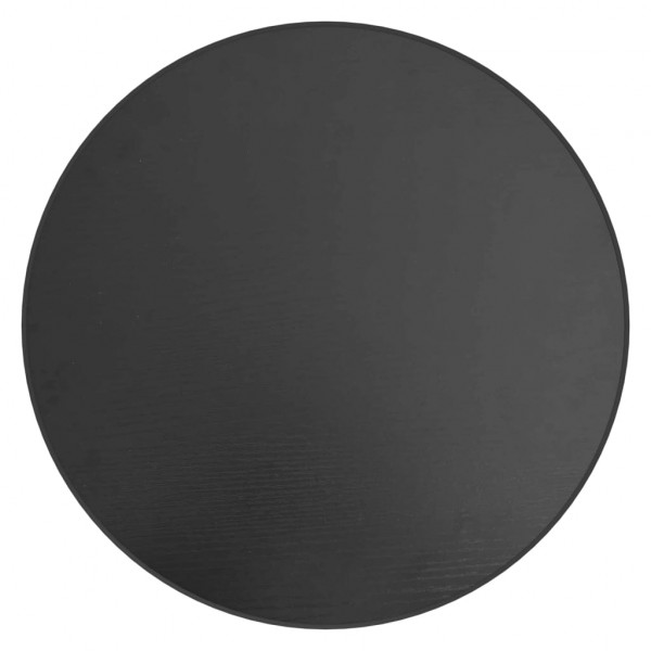 Mesita de centro MDF negra Ø35 cm M 4