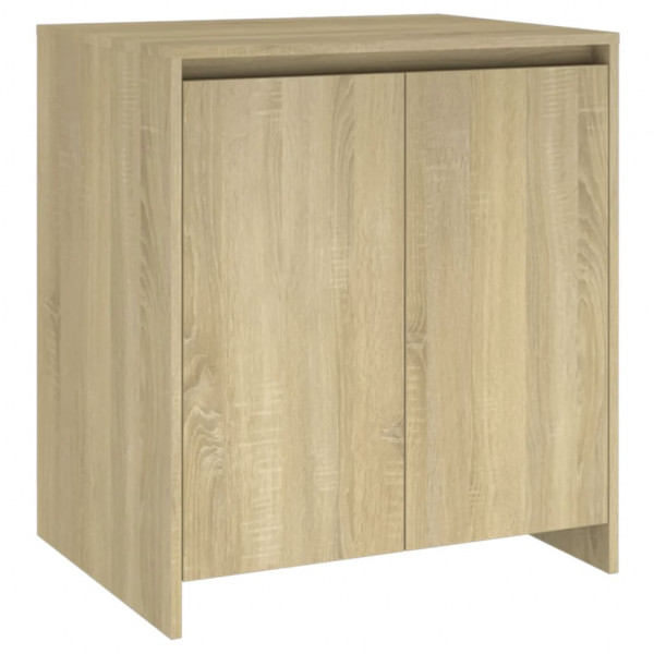 Aparador de madera contrachapada roble Sonoma 70x41x75 cm M 2