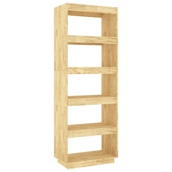 Estantería/divisor de espacios madera maciza pino 60x35x167 cm M 2