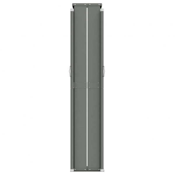 Toldo lateral retráctil crema 200x600 cm M 4