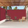 Toldo lateral retráctil rojo 200x600 cm 1