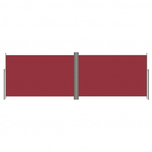 Toldo lateral retráctil rojo 200x600 cm H