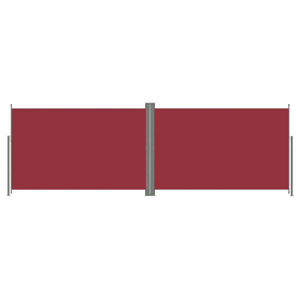 Toldo lateral retráctil rojo 200x600 cm M 2