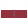 Toldo lateral retrátil 200x600 cm vermelho 2