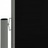 Toldo lateral retráctil negro 220x1000 cm 3