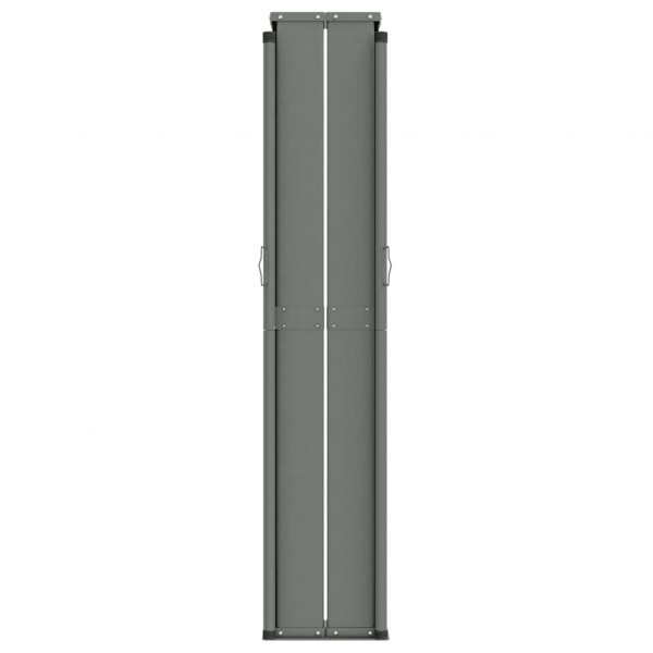 Toldo lateral retráctil marrón 220x1000 cm M 5