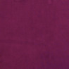 Banqueta com arrumação redonda veludo 31 x 37 cm roxo 5