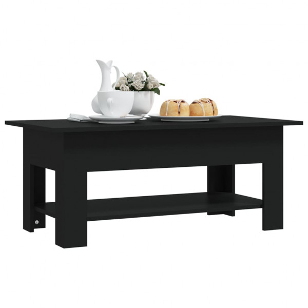 Mesa de centro 102x55x42 cm derivados de madeira preto M 3
