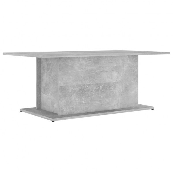 Mesa de centro madera ingeniería gris hormigón 102x55.5x40 cm M 2
