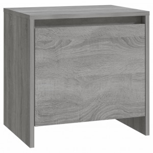 Mesa cabeceira 45x34x44.5cm derivados madeira sonoma cinza H