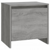 Mesita de noche madera de ingeniería gris Sonoma 45x34x44.5 cm 2
