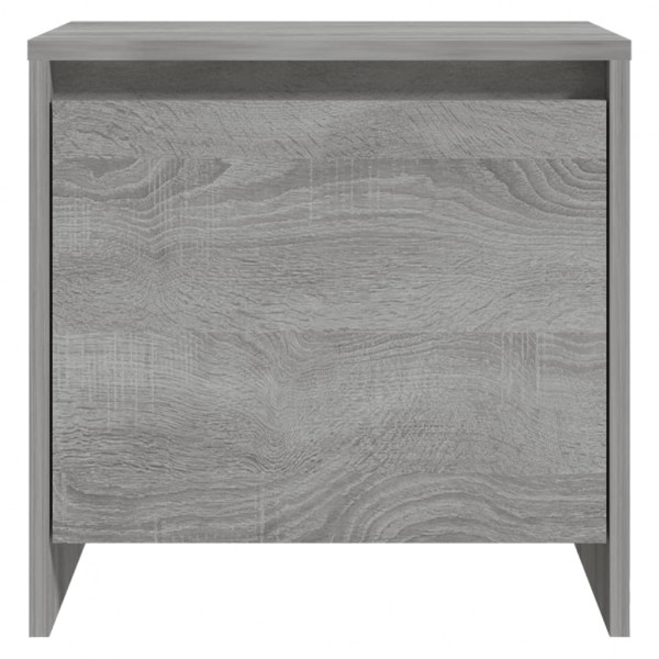 Mesita de noche madera de ingeniería gris Sonoma 45x34x44.5 cm M 4