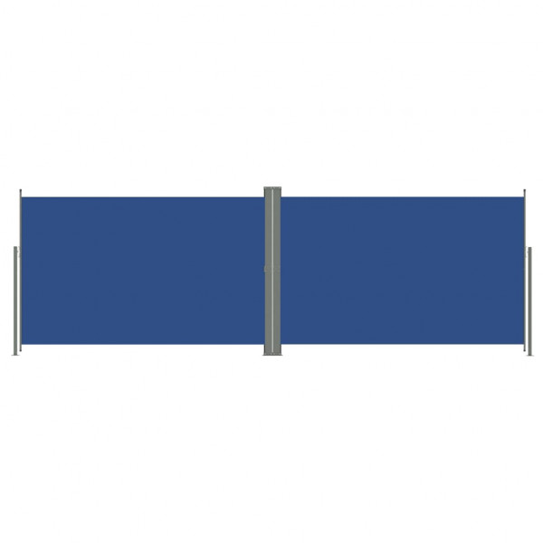 Toldo lateral retráctil azul 200x600 cm M 2