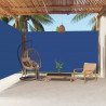 Toldo lateral retráctil azul 220x600 cm 1