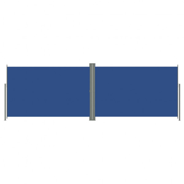 Toldo lateral retrátil 220x600 cm azul M 2