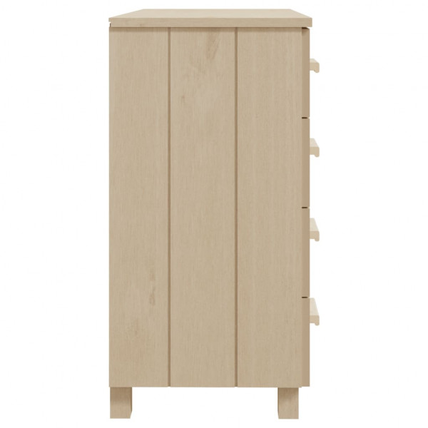 Aparador HAMAR madera de pino maciza marrón miel 79x40x80cm M 4