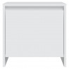 Mesa de cabeceira 45x34x44.5 cm aglomerado branco 4