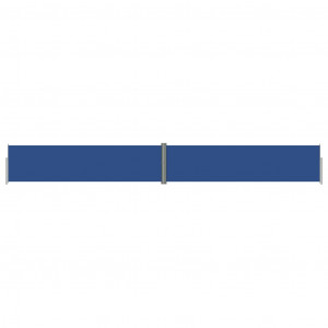 Toldo lateral retráctil azul 160x1200 cm H