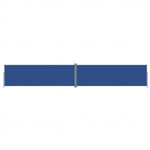 Toldo lateral retráctil azul 200x1200 cm H