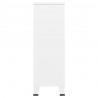 Roupeiro industrial 67x35x107 cm aço branco 4