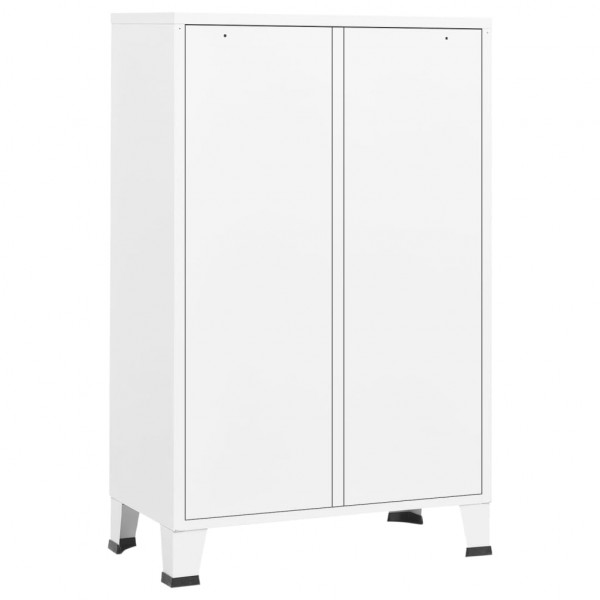 Armario industrial acero blanco 67x35x107 cm M 5